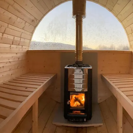 Дом отдыха With Sauna And Aurora Views *